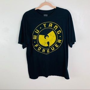 WU-Tang forever black T shirt.